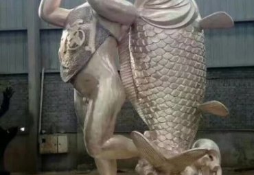 铜雕动物鱼雕塑