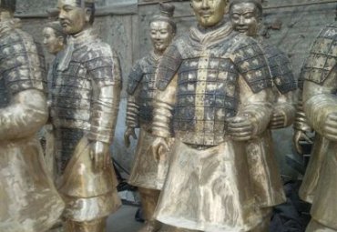 兵马俑铜雕雕塑