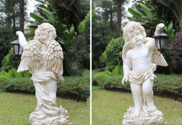 石雕天使人物雕塑