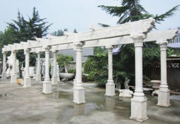 公园长廊石雕雕塑