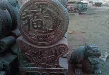 石雕抱鼓石雕塑