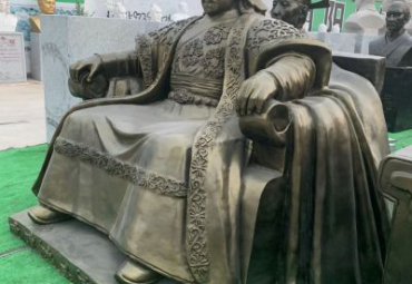 铜雕成吉思汗雕塑