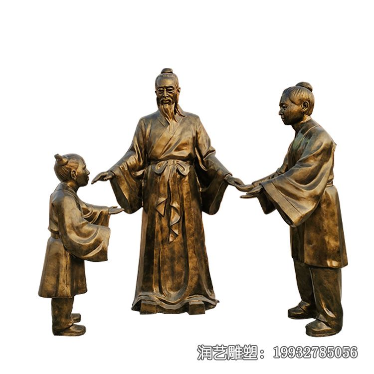 孔融让梨铜雕雕塑 孔融让梨铜雕雕塑