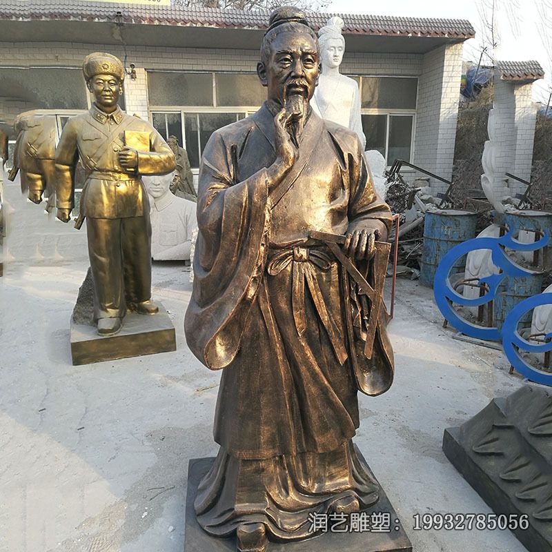 铜雕鲁班人物雕塑 铜雕鲁班人物雕塑