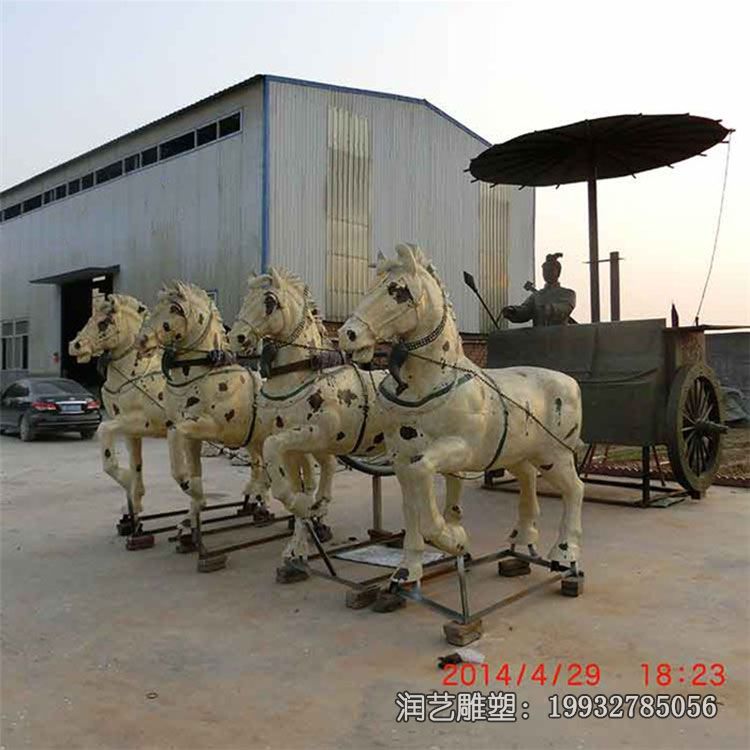 铜雕马车雕塑 铜雕马车雕塑