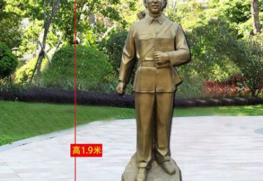 铜雕雷锋雕塑
