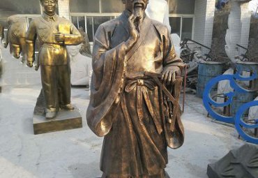 铜雕鲁班人物雕塑