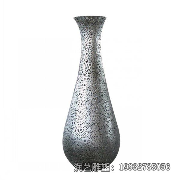 酒店不锈钢花瓶雕塑 酒店不锈钢花瓶雕塑