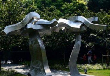 公园不锈钢拱门景观雕塑