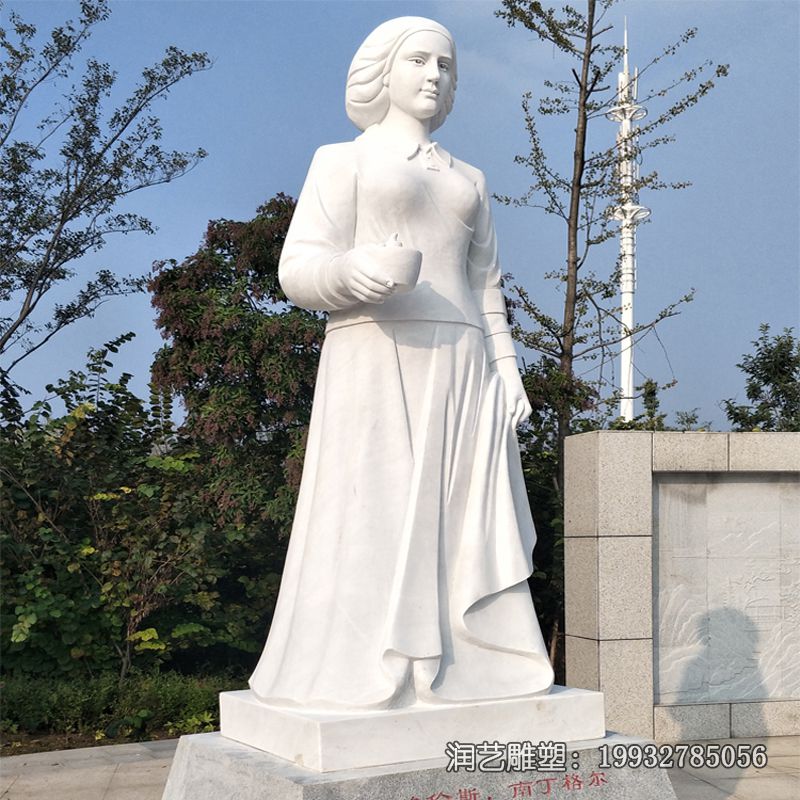 石雕南丁格尔雕塑 石雕南丁格尔雕塑