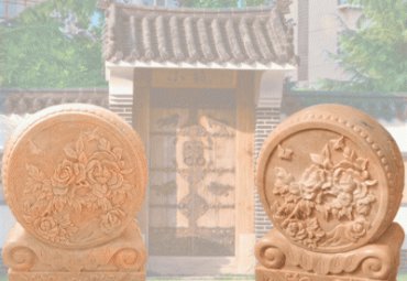 石雕门墩雕塑