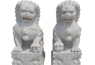 门口石雕狮子雕塑
