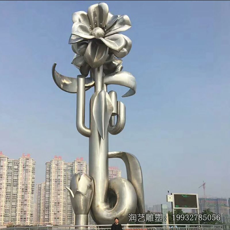 广场不锈钢紫荆花景观雕塑 广场不锈钢紫荆花景观雕塑