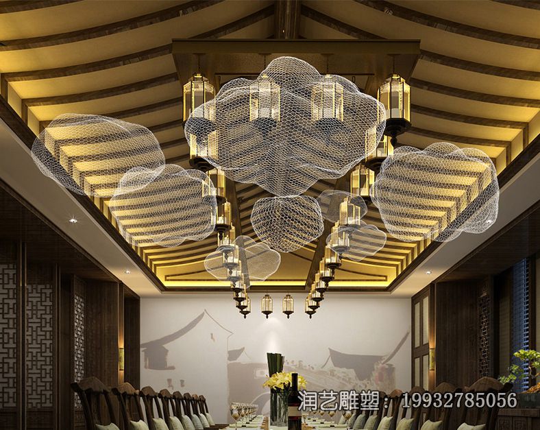 小区不锈钢镂空云朵雕塑 小区不锈钢镂空云朵雕塑