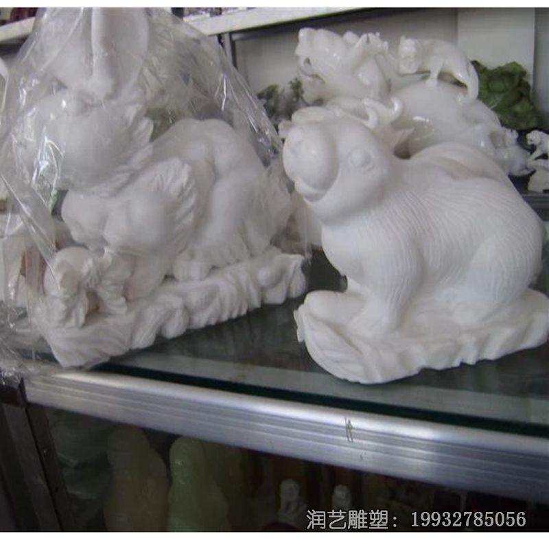 动物兔子石雕 动物兔子石雕