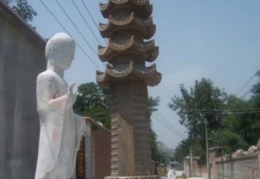 石雕石塔雕塑