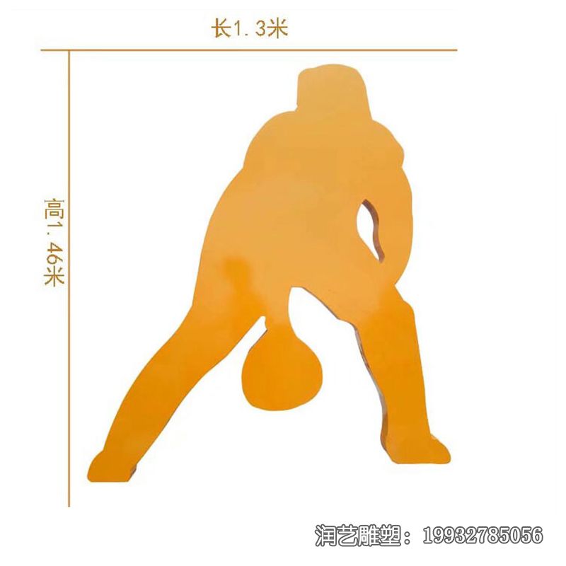 城市不锈钢抽象打篮球雕塑 城市不锈钢抽象打篮球雕塑