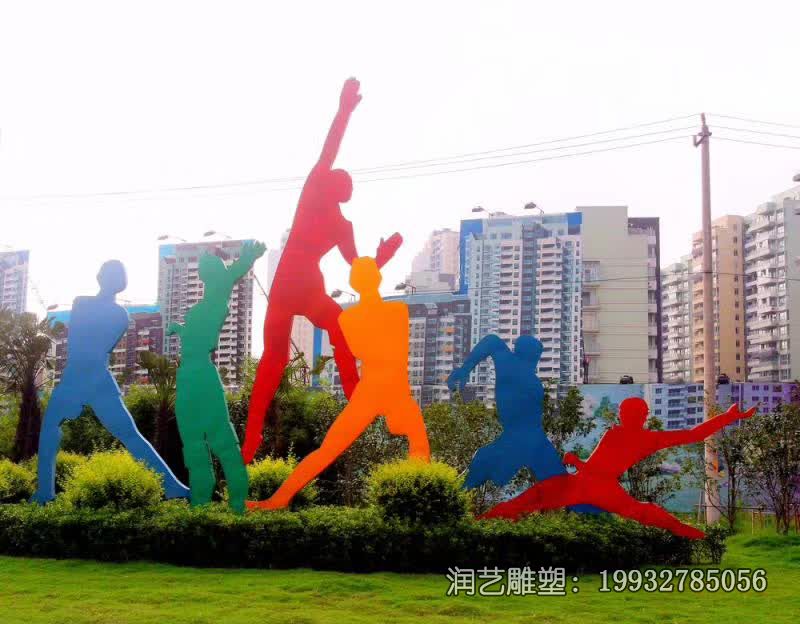 公园不锈钢人物运动雕塑 公园不锈钢人物运动雕塑