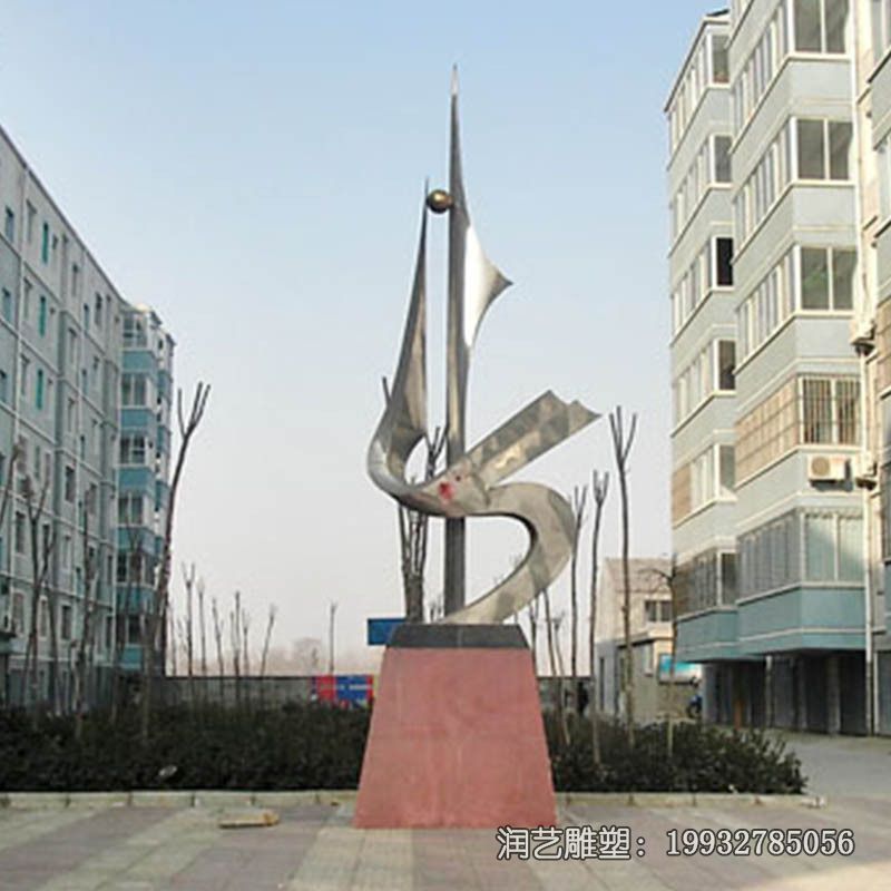 校园不锈钢景观辉煌雕塑 校园不锈钢景观辉煌雕塑