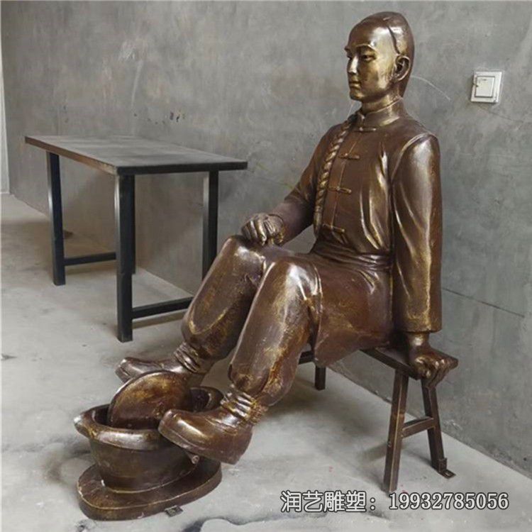 中医人物铜雕雕塑 中医人物铜雕雕塑