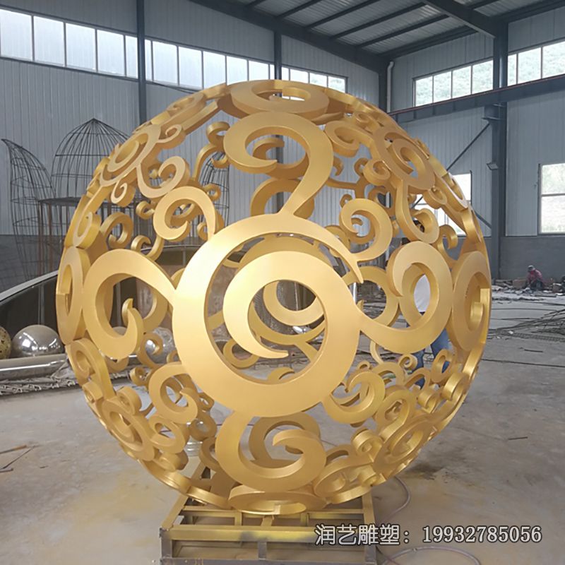不锈钢镂空祥云雕塑 不锈钢镂空祥云雕塑