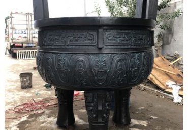 铜雕景观鼎雕塑