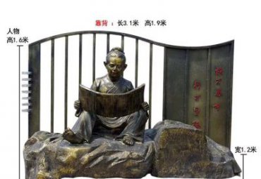 铜雕儿童雕塑