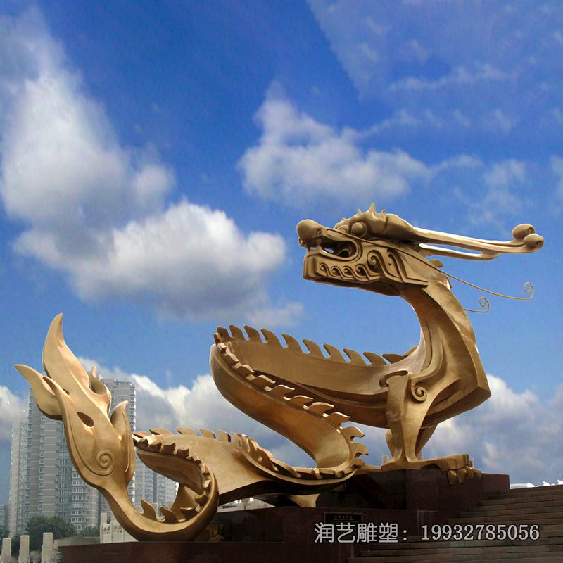铜雕动物龙雕塑 铜雕动物龙雕塑