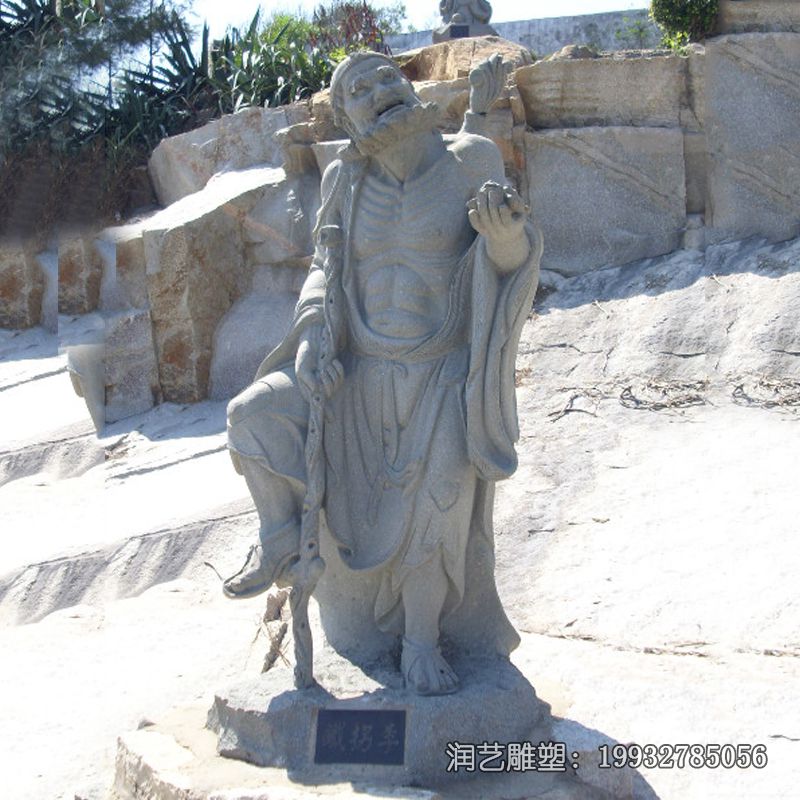石雕园林八仙人物雕塑 石雕园林八仙人物雕塑
