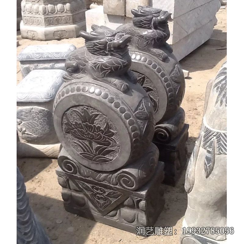 景观抱鼓石石雕雕塑 景观抱鼓石石雕雕塑