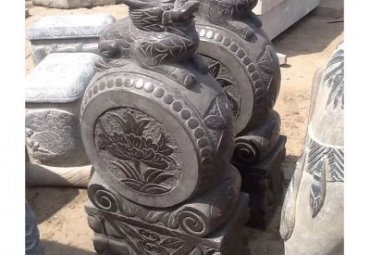 景观抱鼓石石雕雕塑