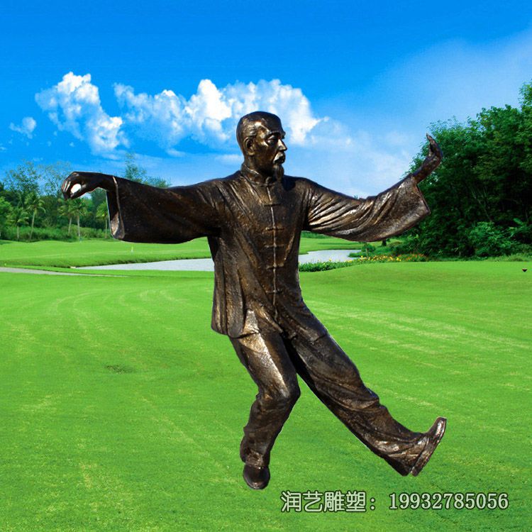 公园运动人物铜雕雕塑 公园运动人物铜雕雕塑