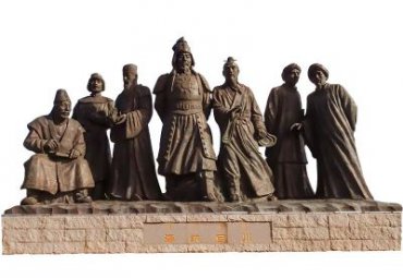 校园铜雕人物雕塑
