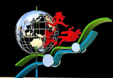 企业不锈钢抽象彩带雕塑