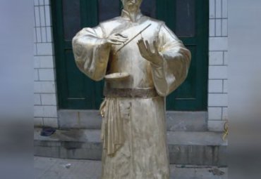 铜雕中医人物雕塑