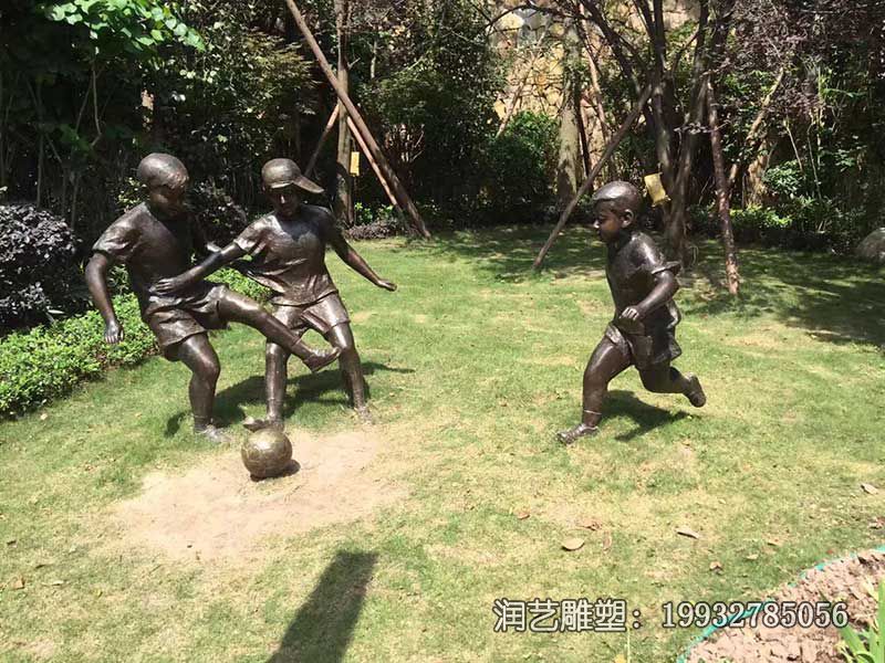 公园儿童铜雕雕塑 公园儿童铜雕雕塑