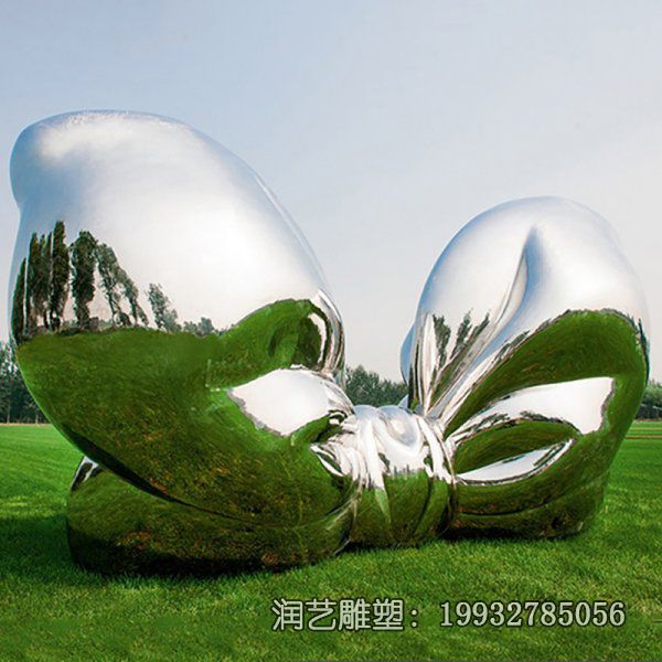 草坪不锈钢景观抽象雕塑 草坪不锈钢景观抽象雕塑