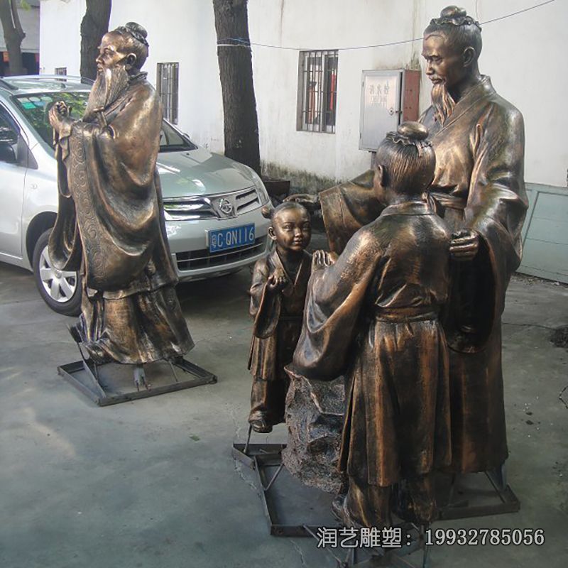 孔融让梨铜雕雕塑 孔融让梨铜雕雕塑