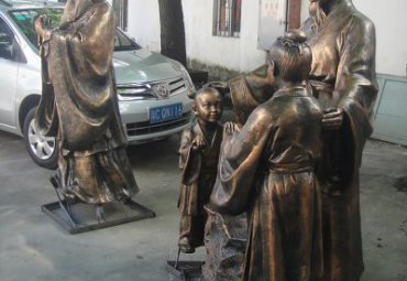 孔融让梨铜雕雕塑