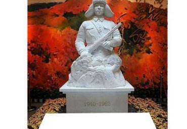 石雕名人雷锋雕塑