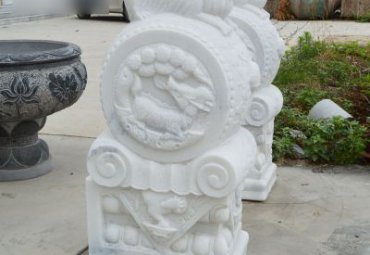 石雕门墩雕塑