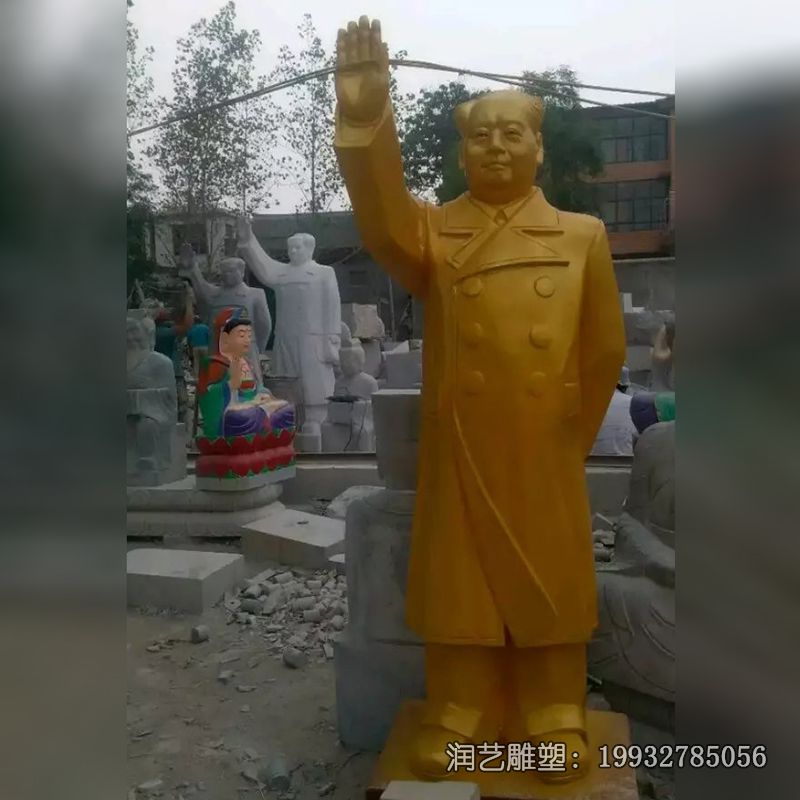 铜雕毛泽东人物雕塑 铜雕毛泽东人物雕塑