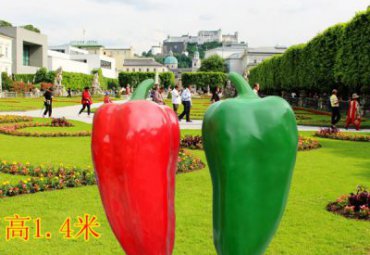 城市玻璃钢景观青椒雕塑
