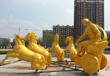 铜雕园林喷泉雕塑