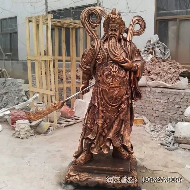 铜雕关公雕塑 铜雕关公雕塑