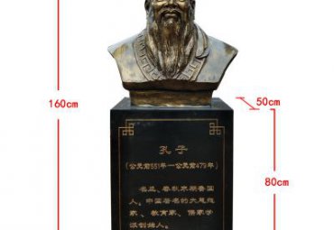 铜雕名人孔子雕塑