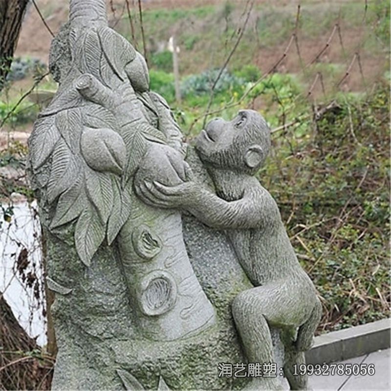 动物猴子石雕雕塑 动物猴子石雕雕塑