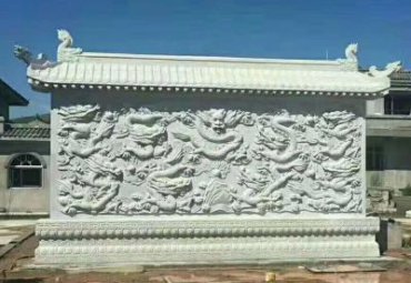 石雕公园影壁雕塑