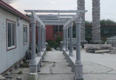 石雕长廊公园雕塑