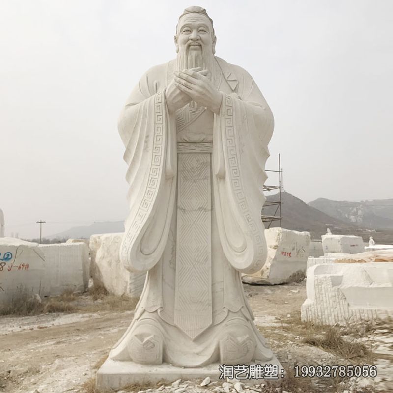 石雕广场孔子雕塑 石雕广场孔子雕塑